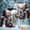 Viking Cerberus Red White 3D Hoodie