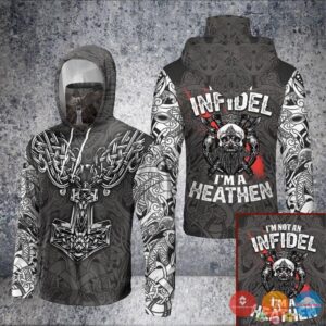 Viking I’M Not An Infidel I’M A Heathen Hoodie Mask