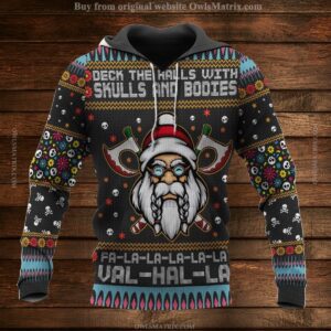 Viking Merry Xmas Valhalla 3D Shirt