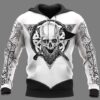 Viking Warrior Symbols 3D Hoodie And Shirt