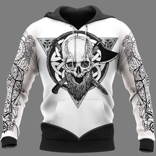 Viking Warrior Symbols 3D Hoodie And Shirt Viking Warrior Symbols 3D Hoodie And Shirt