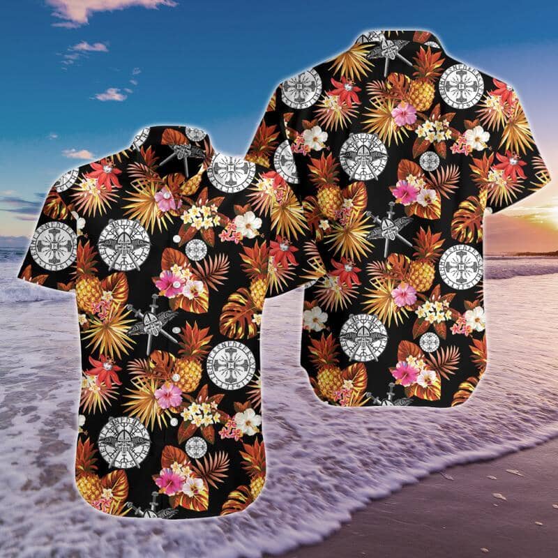 Vikings Hawaiian Shirt Summer Button Up Vikings Hawaiian Shirt Summer Button Up