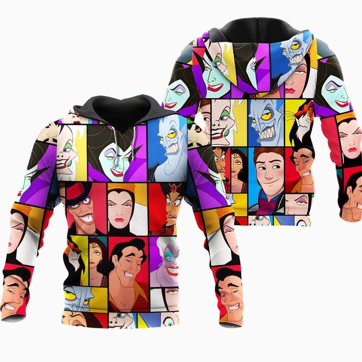Villains 3D All Over Print Hoodie Villains 3D All Over Print Hoodie
