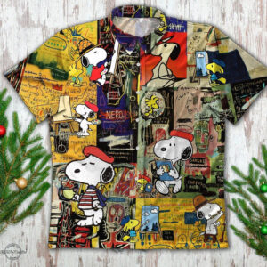 Vintage Snoopy And Woodstock Summer Vacation Hawaiian Shirt