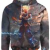 Volcano Goku 3D Hoodie