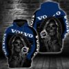Volvo Skull 3D All Over Print Hoodie