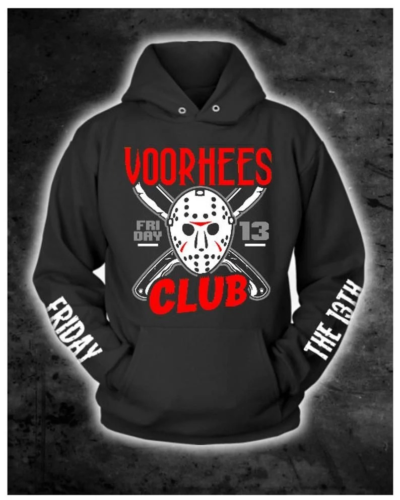 Voorhees Club 3D All Over Printed Hoodie Voorhees Club 3D All Over Printed Hoodie