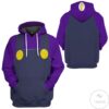 Waluigi Mushroom Kingdom Costume 3D Hoodie
