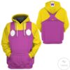 Wario Mushroom Kingdom Costume 3D Hoodie