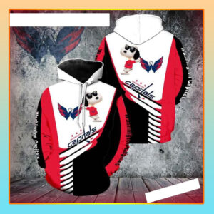 Washington Capitals Snoopy 3D Hoodie