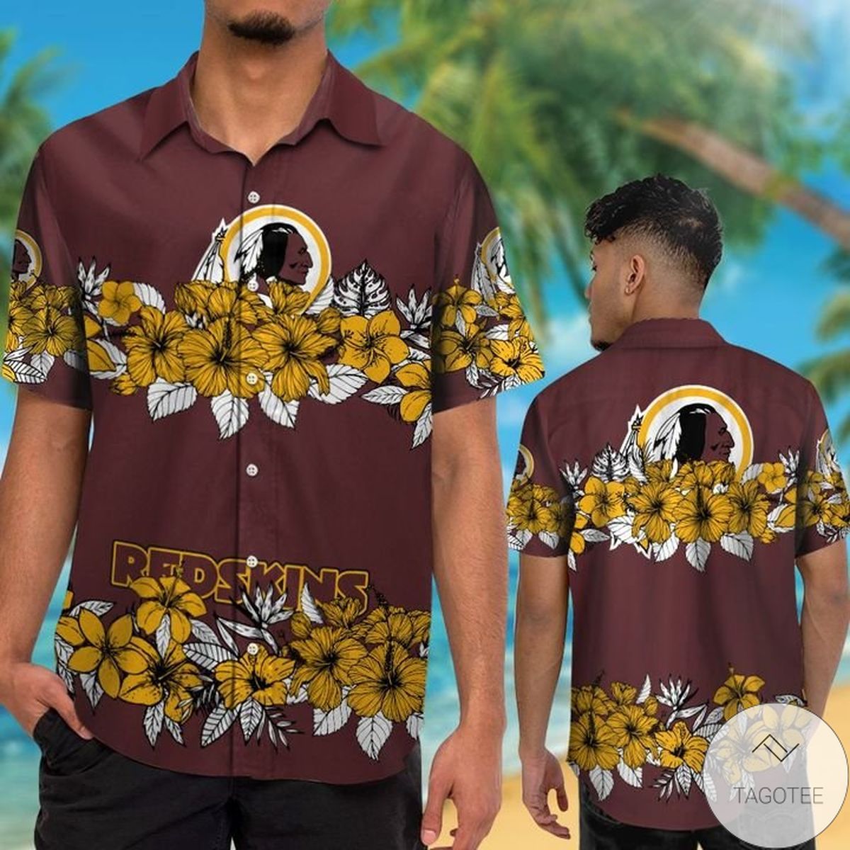 Washington Redskins Hawaiian Shirt Washington Redskins Hawaiian Shirt