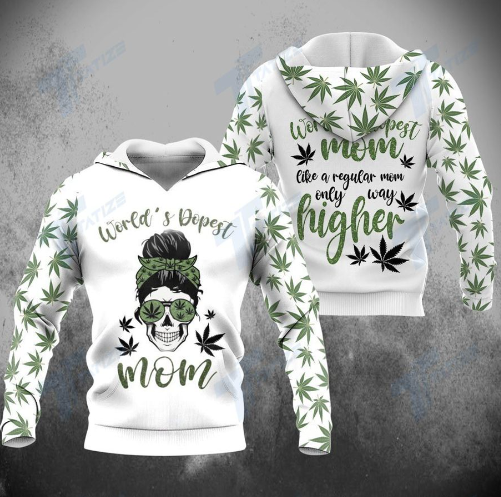 Weed World’S Dopest Mom All Over Printed 3D Hoodie Weed World’S Dopest Mom All Over Printed 3D Hoodie