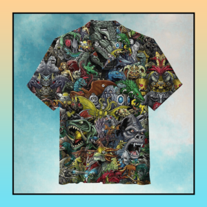 Welcome To The World Of Godzilla Hawaiian Shirt