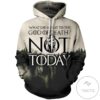 What Do We Say To The God Of Death Pullover Hoodie