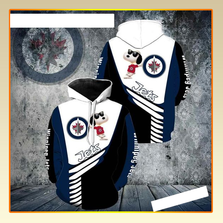 Winnipeg Jets Snoopy 3D Hoodie Winnipeg Jets Snoopy 3D Hoodie