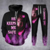 Wolf She Keeps Me Wild He Keeps Me Safe I Choose You 3D Hoodie