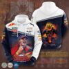 World Champion 2021 Max Verstappen White Blue 3D Hoodie