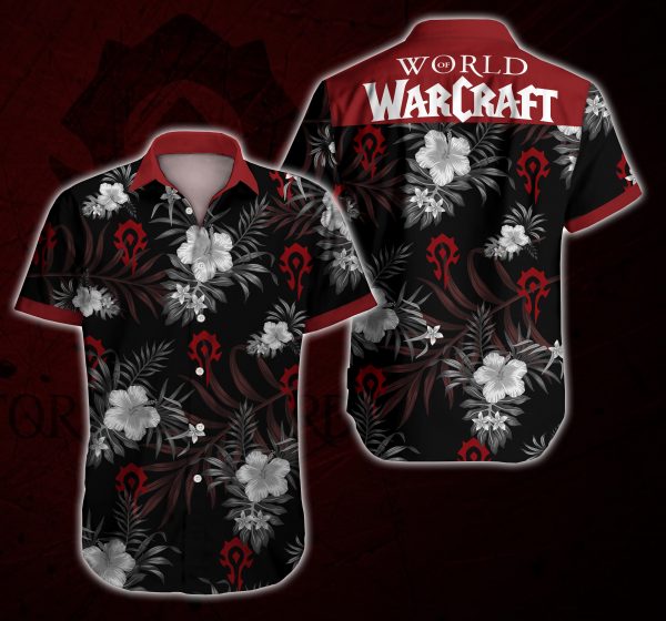 World Of Warcraft Hawaiian Shirt Summer Button Up World Of Warcraft Hawaiian Shirt Summer Button Up