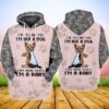 Yorkshire Terrier I’M Telling You I’M Not A Dog My Mom Said I’M A Baby 3D Full Print Hoodie