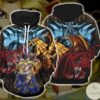 Yu Gi Oh! Obelisk Slifer And Ra Hoodie