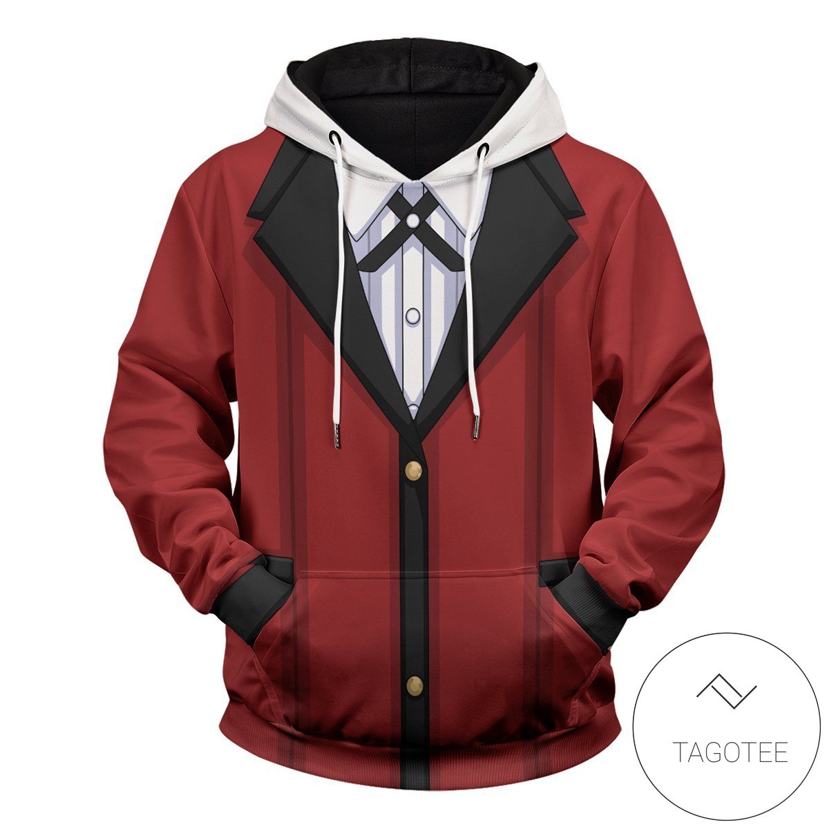 Yumeko Jabami Pullover Hoodie- Tagotee Yumeko Jabami Pullover Hoodie- Tagotee
