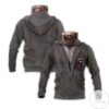 Zombie Halloween Mask Hoodie